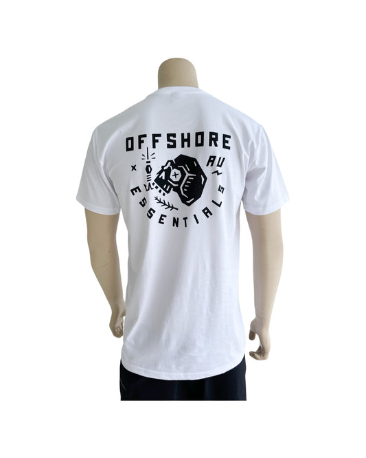 OE Skull tee | White