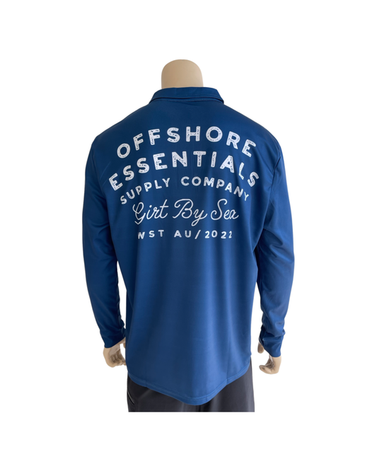 Girt by Sea Fishing Shirt | Blue